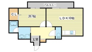 姫路駅 徒歩3分 6階の物件間取画像